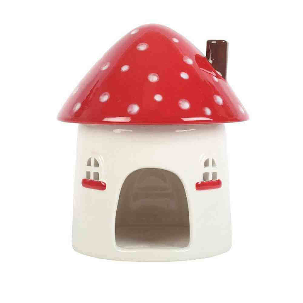 Mushroom House Oil Burner and Wax Warmer by Jones Home & Gifts