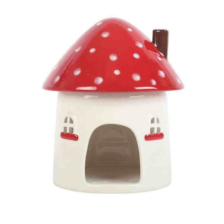 The Fashion Gift Shop: Mushroom House Oil Burner and Wax Warmer by Jones Home & Gifts, Oil Burner & Wax Melters