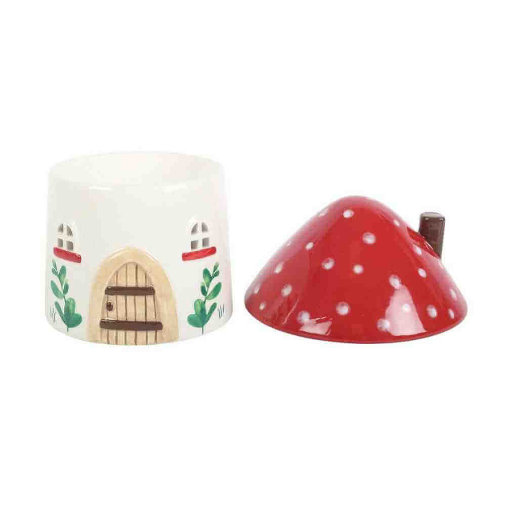 Mushroom House Oil Burner and Wax Warmer by Jones Home & Gifts
