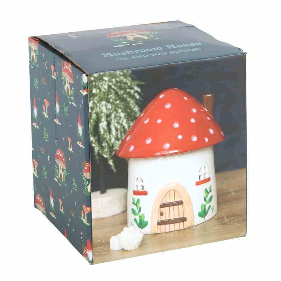 Mushroom House Oil Burner and Wax Warmer by Jones Home & Gifts