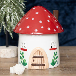 Mushroom House Oil Burner and Wax Warmer - The Fashion Gift Shop Oil Burner & Wax Melters by Jones Home & Gifts