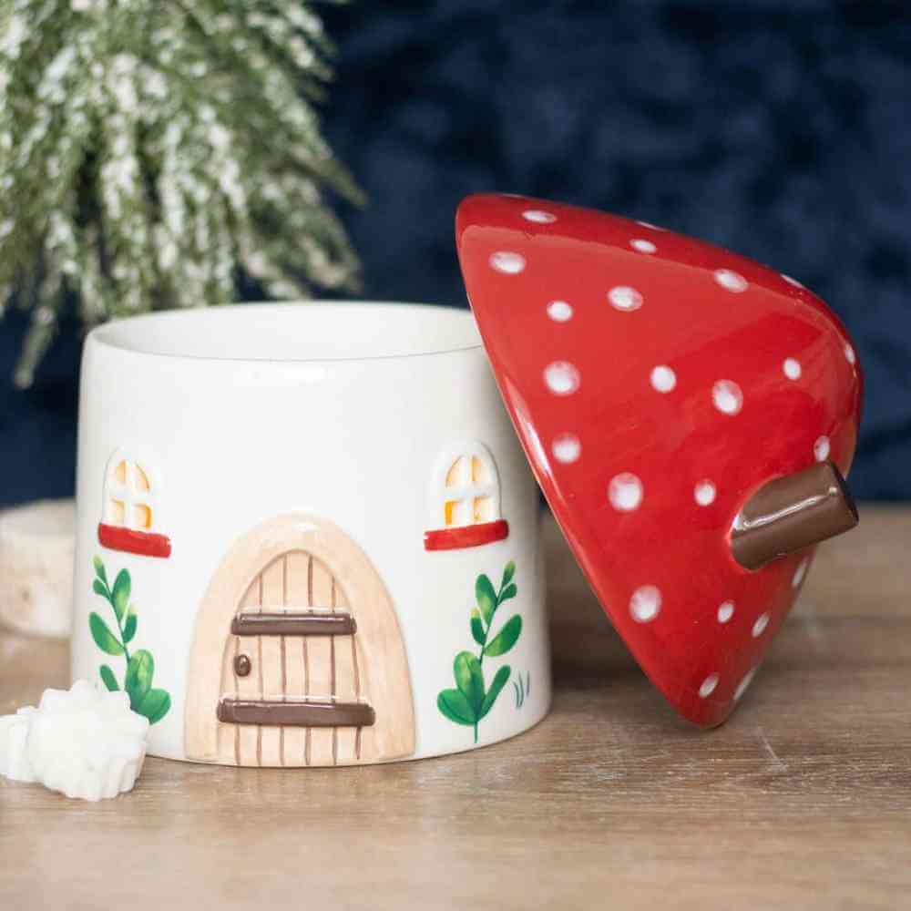 Mushroom House Oil Burner and Wax Warmer by Jones Home & Gifts