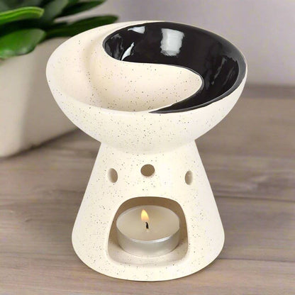 Yin Yang Dual Ceramic Oil Burner and Wax Warmer