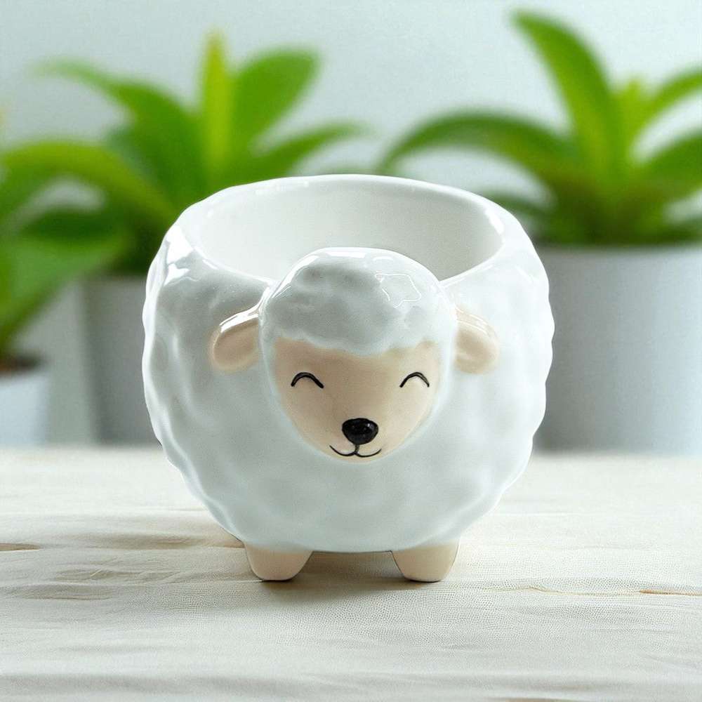 Adorable Sheep Egg Cups Breakfast Table Decor, Unique Egg Holders - The Fashion Gift Shop by Sass & Belle