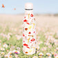 All Over Mushroom Print Metal 500ml Water Bottle - Water Bottles by Spirit of equinox