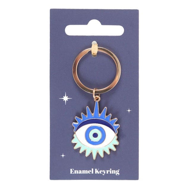 All Seeing Eye Metal Keyring, Evil Eye, Protection & Good Luck - Bag Charms & Keyrings by Jones Home & Gifts