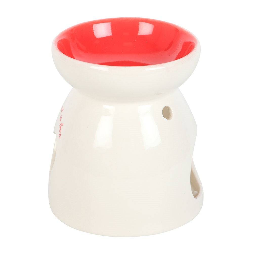 All You Need is Love Heart Oil/Wax Burner, Valentines, Mothers Day Gifts - Oil Burner & Wax Melters by Jones Home & Gifts