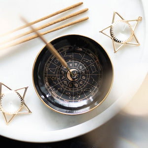 Astrology Wheel Incense Holder for Meditation and Relaxation - The Fashion Gift Shop Incense Holders by Spirit of equinox