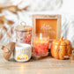 Autumn Leaf Cinnamon and Orange Jar Candle with Box.