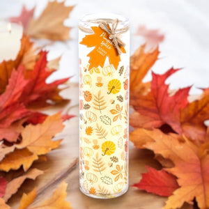 Autumn Leaves Pumpkin Spice Tube Candle - Candles by Temerity Jones London