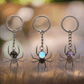 Spider Crystal Keyrings Black Obsidian Opal Amethyst Charm - The Fashion Gift Shop Bag Charms & Keyrings by Spirit of equinox