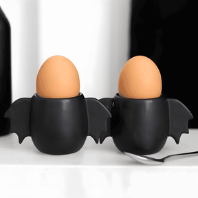 Bat Wing Egg Cup Set for Stylish Breakfast Serving by Spirit of equinox