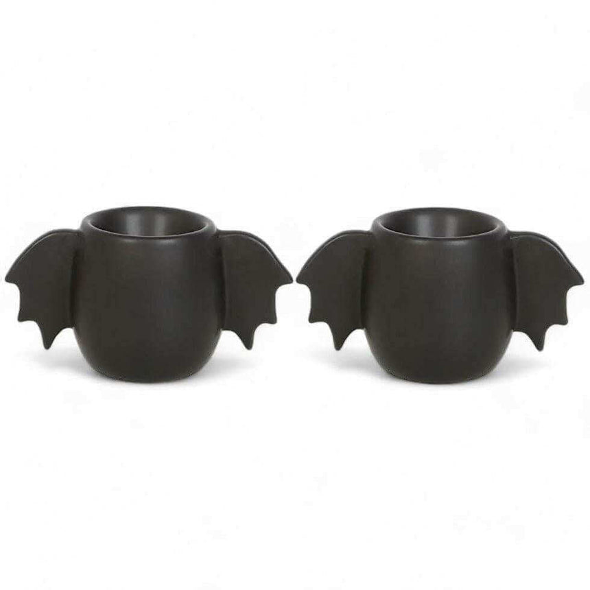 The Fashion Gift Shop: Bat Wing Egg Cup Set for Stylish Breakfast Serving by Spirit of equinox, Egg Cups