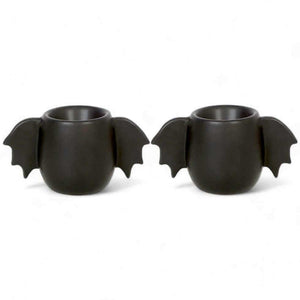 The Fashion Gift Shop: Bat Wing Egg Cup Set for Stylish Breakfast Serving by Spirit of equinox, Egg Cups