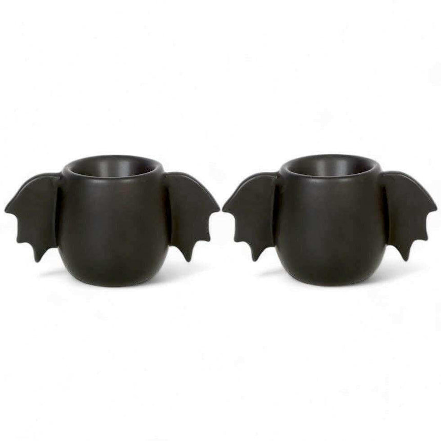 The Fashion Gift Shop: Bat Wing Egg Cup Set for Stylish Breakfast Serving by Spirit of equinox, Egg Cups