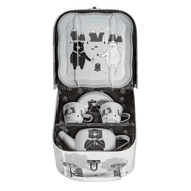 The Fashion Gift Shop: Bear Adventure Kids' Tea for Two Set by Sass and Belle, Children Tea Sets