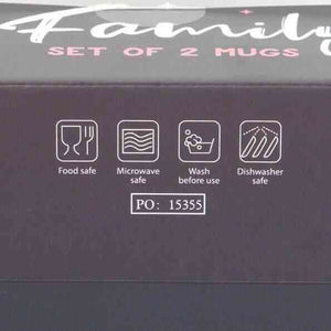 The Fashion Gift Shop: Big Boo Little Boo Family Ghost Halloween Mug Set 350ml 190ml by Spirit of equinox, Mugs and Cups