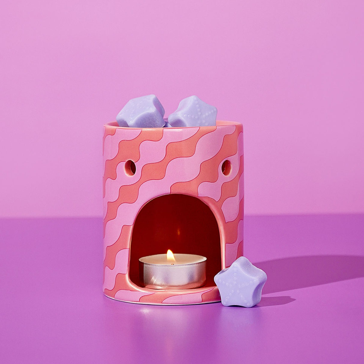 Studio Blom Pink Wax Melt Burner And Melts