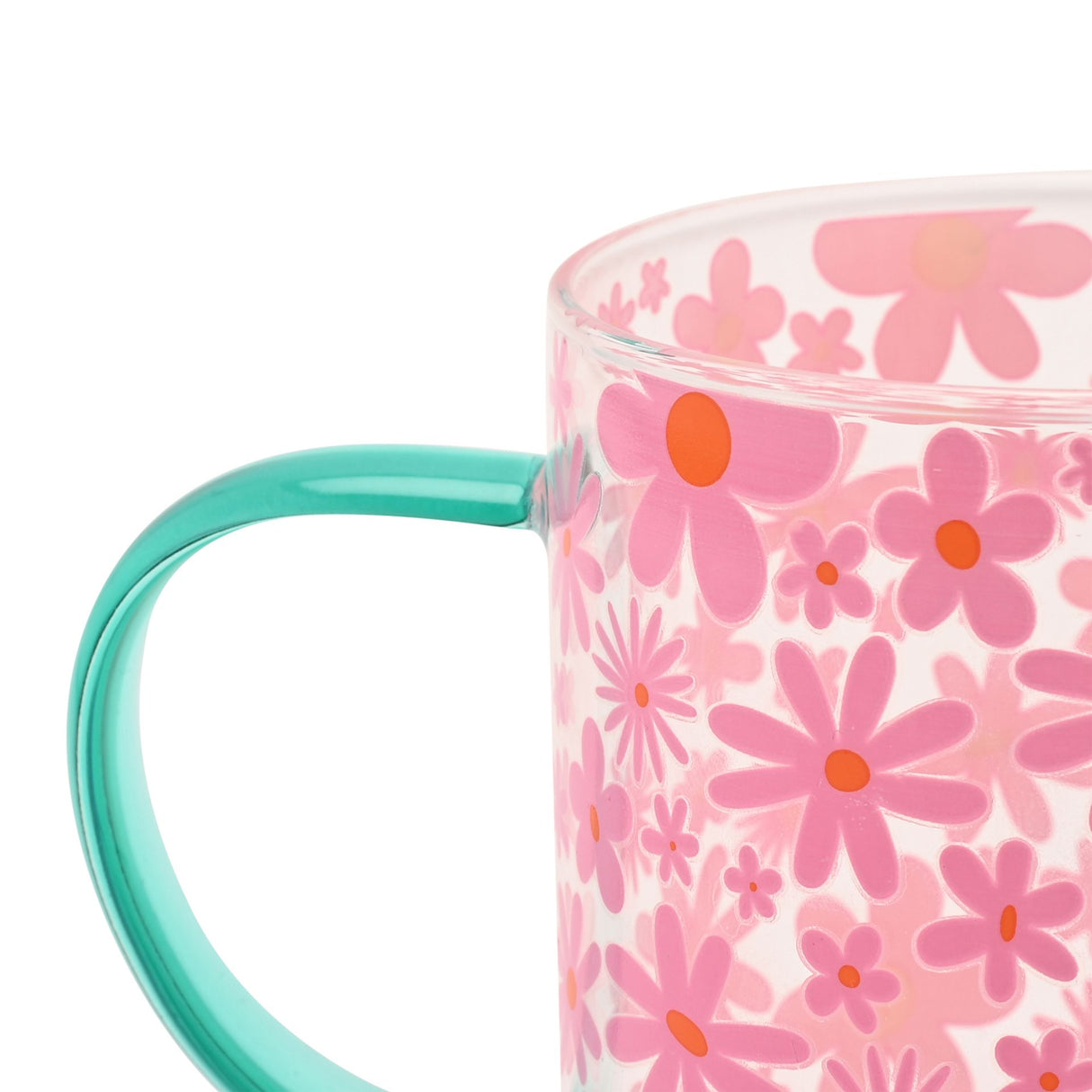 Studio Blom Floral Glass Mug