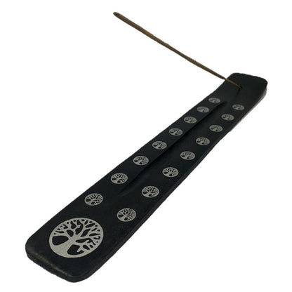 Black Gothic Wooden Incense Stick Holder and Ash Catchers - The Fashion Gift Shop by Spirit of equinox