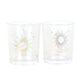 Charming Iridescent Sun and Moon Votive Candle Holders for Your Tea Lights - The Fashion Gift Shop Candle Holders