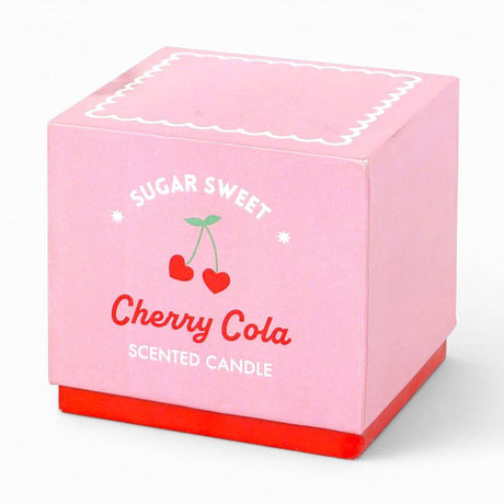 The Fashion Gift Shop: Cherry Cola Bliss: Sweet Fizzy Aroma Candle for Romantic Gifting by Jones Home & Gifts, Candles