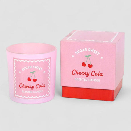 The Fashion Gift Shop: Cherry Cola Bliss: Sweet Fizzy Aroma Candle for Romantic Gifting by Jones Home & Gifts, Candles