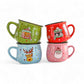 Christmas Cartoon Mugs 150ML Ceramic Hot Chocolate Cups  Fashion Accessories  The Fashion Gift Shop .