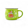 Christmas Cartoon Mugs 150ML Ceramic Hot Chocolate Cups - Green