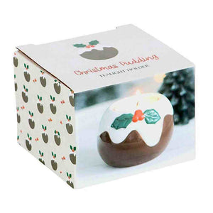The Fashion Gift Shop: Christmas Pudding Tealight Candle Holder by Jones Home & Gifts, Tea Light Holder