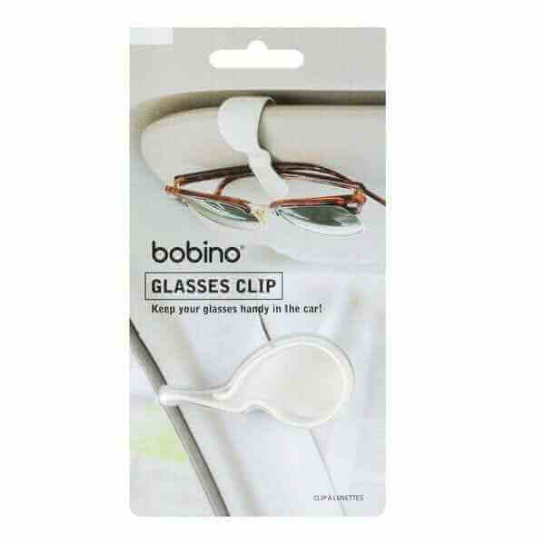Bobino GLASSES CLIP package card with cream clip and cradle