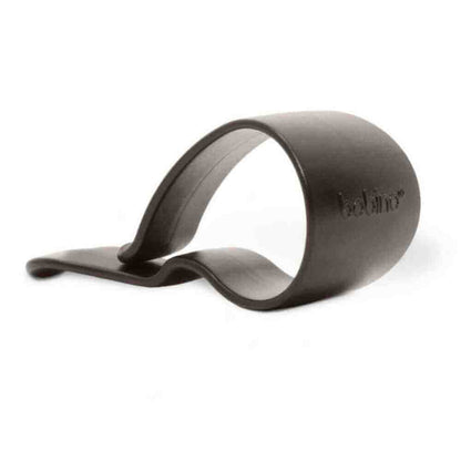 Bobino glasses clip in dark gray with C-shaped cradle and loop base