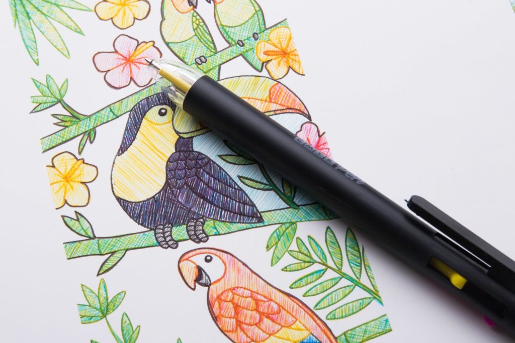 CMYK Make Full - Colour Art with This Ballpoint Pen - The Fashion Gift Shop by SuckUK