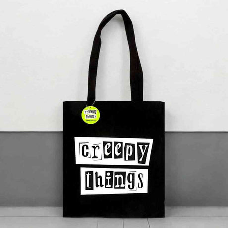 The Fashion Gift Shop: Creepy Things Polycotton Tote Bag for Spooky Adventures by Spirit of equinox, Lunch Boxes & Totes