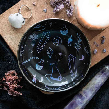 The Fashion Gift Shop: Crystal Potion Witch Trinket Jewellery Dish for Storage by Spirit of equinox, Jewellery Dish
