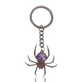 Crystal Spider Keyrings, Black Obsidian, Opal, and Amethyst - Bag Charms & Keyrings by Spirit of equinox