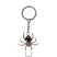 Spider Crystal Keyrings Black Obsidian Opal Amethyst Charm by Spirit of equinox
