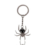 Crystal Spider Keyrings, Black Obsidian, Opal, and Amethyst  Spirit of equinox  The Fashion Gift Shop .