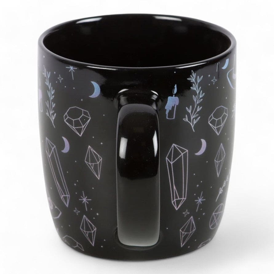 Crystal Witch Print Mug, Hats, and Potions Design - Mugs and Cups by Spirit of equinox