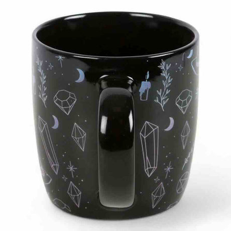 The Fashion Gift Shop: Crystal Witch Print Mug, Hats, and Potions Design 360ml by Spirit of equinox, Mugs and Cups