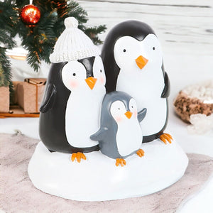 Cute Penguin Family Resin Ornament, Christmas Decorations - The Fashion Gift Shop Ornaments by Jones Home & Gifts