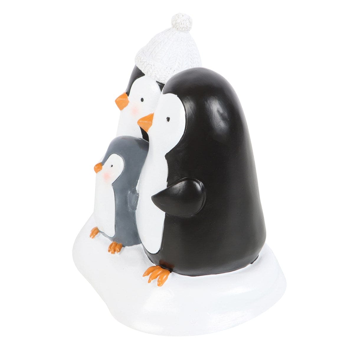 Cute Penguin Family Resin Ornament, Christmas Decorations.