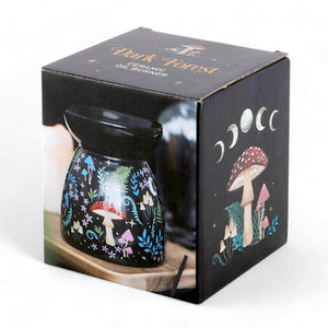 The Fashion Gift Shop: Dark Forest Print Oil Burner Wax Melter Home Fragrance by Spirit of equinox, Oil Burner & Wax Melters