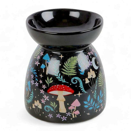 The Fashion Gift Shop: Dark Forest Print Oil Burner Wax Melter Home Fragrance by Spirit of equinox, Oil Burner & Wax Melters