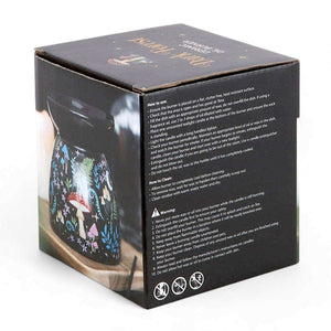 The Fashion Gift Shop: Dark Forest Print Oil Burner Wax Melter Home Fragrance by Spirit of equinox, Oil Burner & Wax Melters