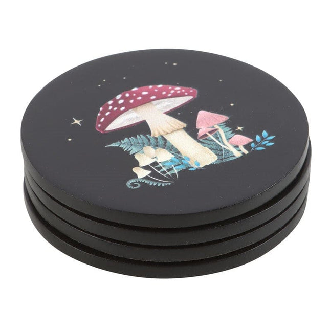 Dark Forest Set of 4 Coaster - Tea Coasters by Spirit of equinox