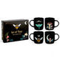 Dark Forest Set of 4 Mugs, With Dark Forest Gift Box - Mugs and Cups by Spirit of equinox