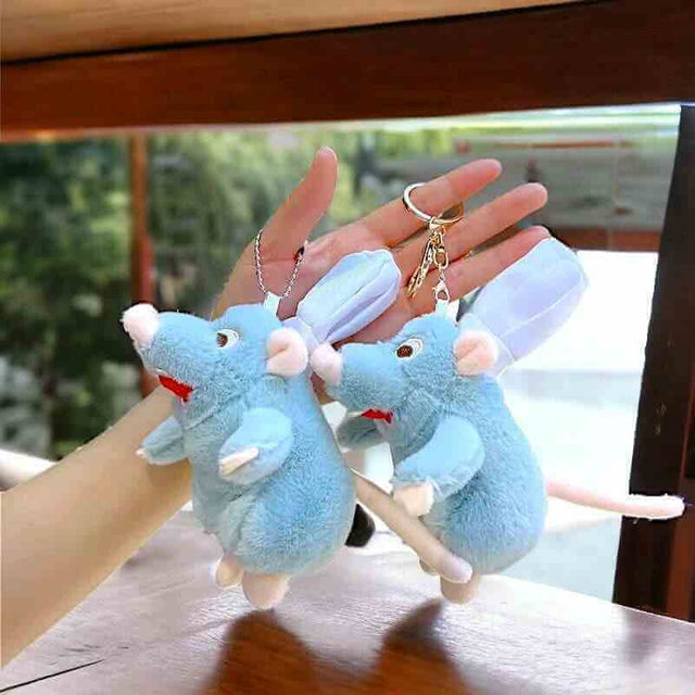 The Fashion Gift Shop: Disney Ratatouille Little Chef Remy Plush Keyring by Disney, Bag Charms & Keyrings