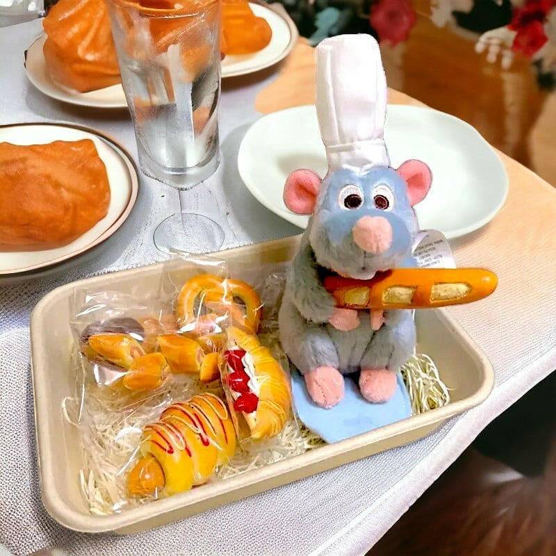 Disney Ratatouille Little Chef Remy Plush Keyring - The Fashion Gift Shop Bag Charms & Keyrings by Fashion Accessories