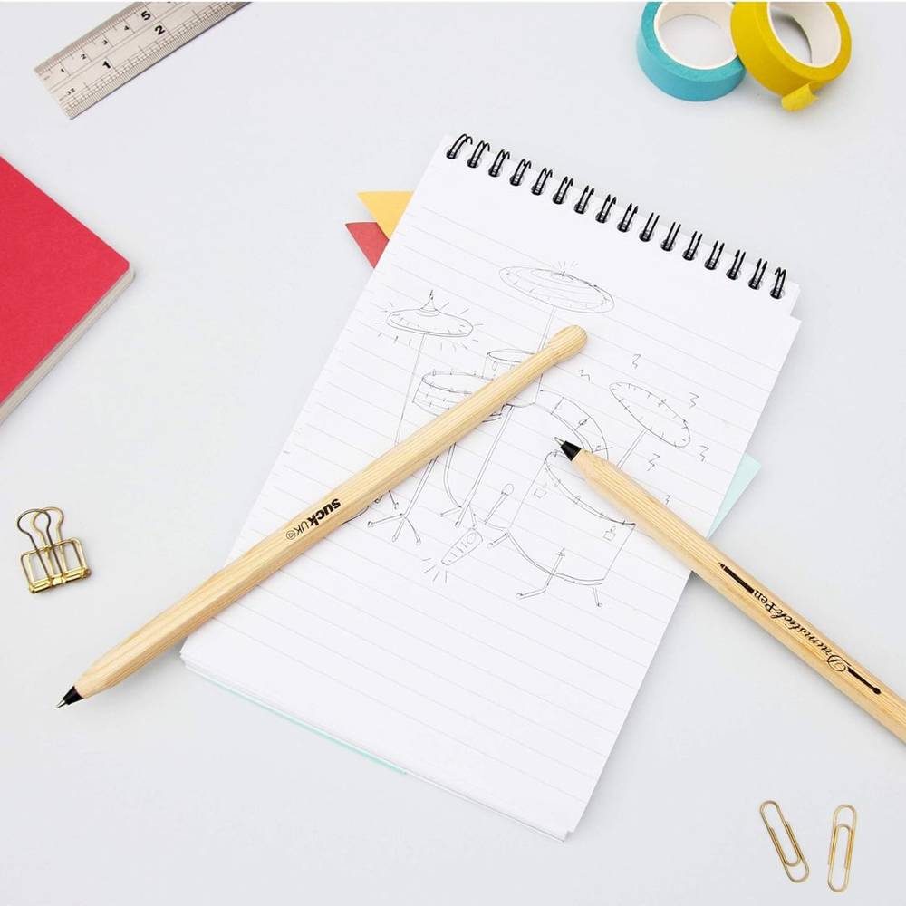 Drumstick Pens Set Of 2 Pens That Are Also Fun Drumsticks - The Fashion Gift Shop by SuckUK